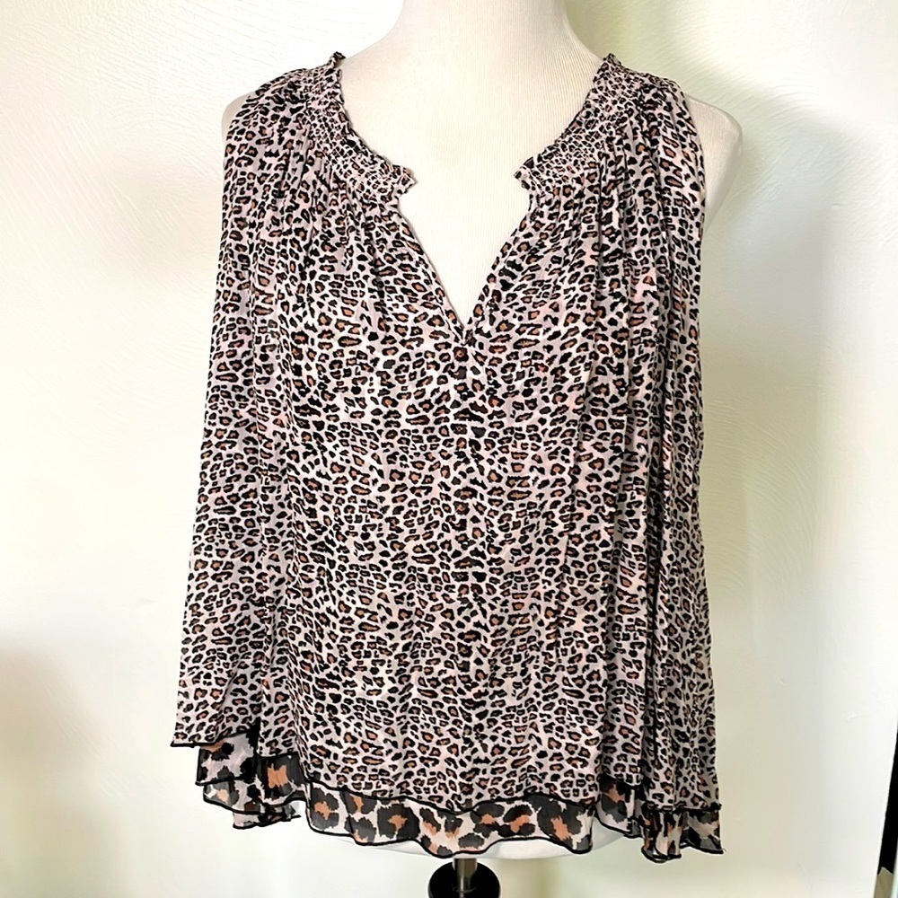 Scotch and Soda animal print chiffon blouse - Picture 3 of 10